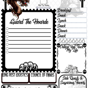 Dnd | Naughty Plans Daily Planner